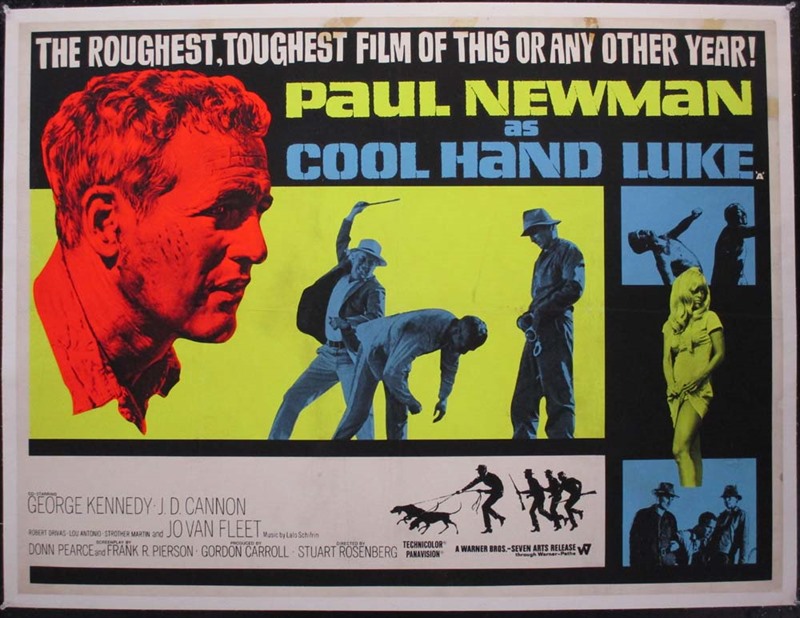 Cool Hand Luke Poster, UK Quad, 1967