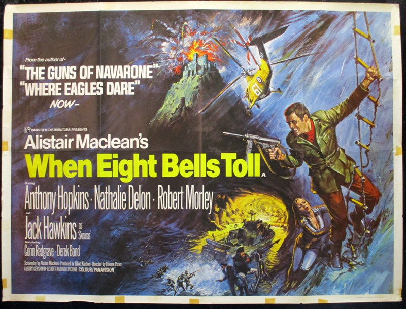 When Eight Bells Toll Poster, UK Quad, 1971, Bysouth Brian