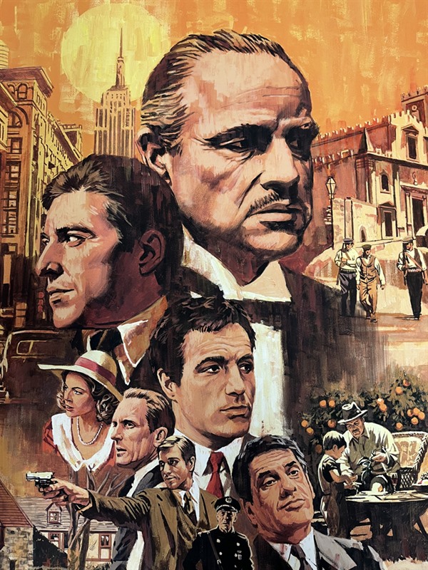 The Godfather Poster, Mondo/AMP (24"x 36", 61cm x 91.5 cm), 1972, Mann Paul