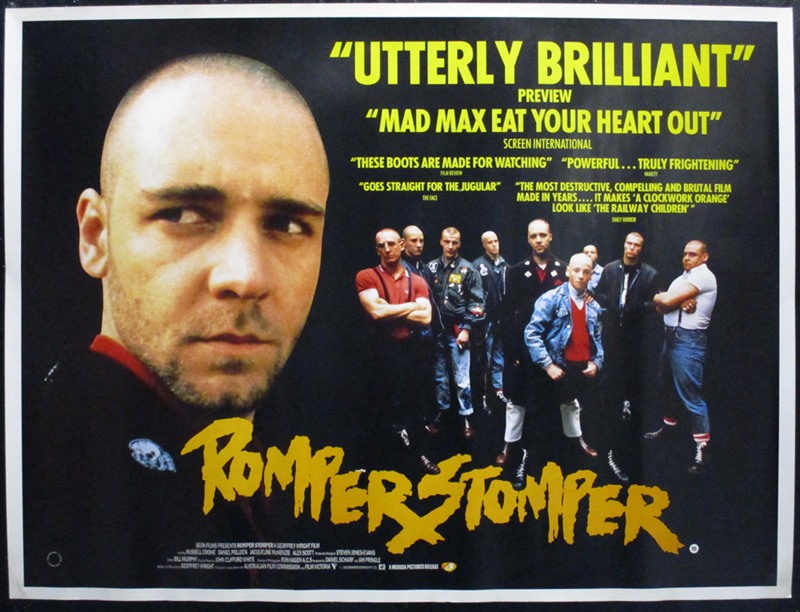 Romper Stomper Poster, UK Quad, 1992