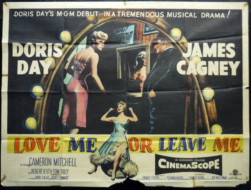 Love Me Or Leave Me Poster UK Quad 1955