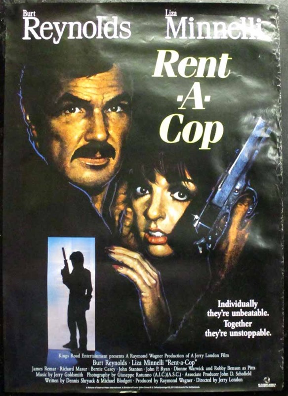 RentaCop Poster, Video Poster, 1987