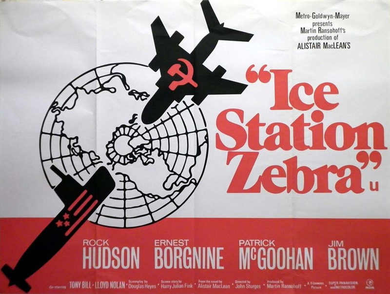 Ice Station Zebra Poster Uk Quad 1968 Mccall Robert