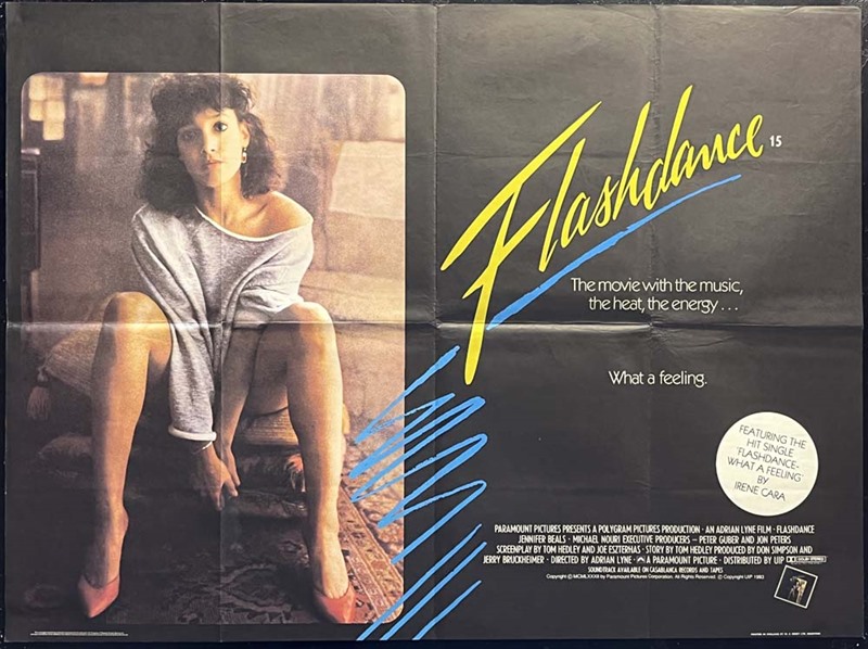 Flashdance Poster, UK Quad, 1983