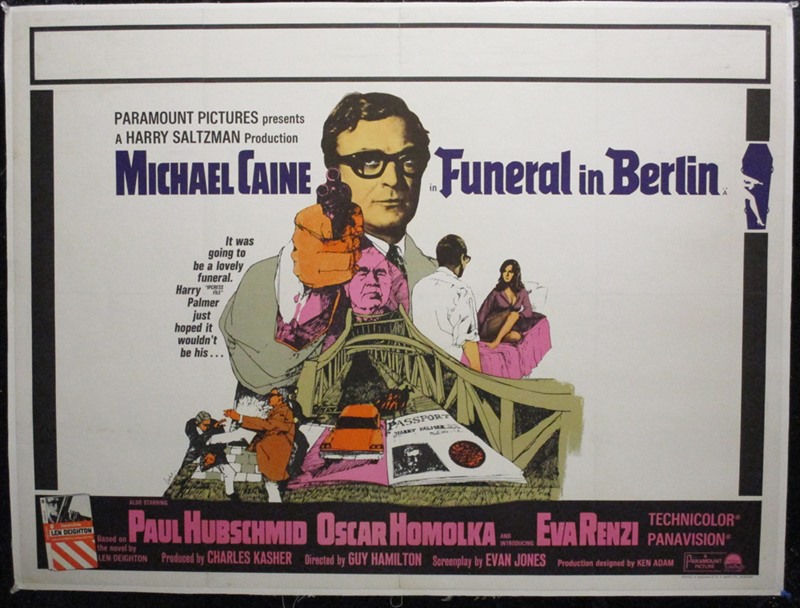 Funeral In Berlin Poster, UK Quad, 1966, Burningham John