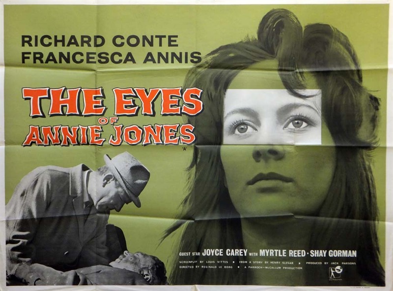 The Eyes of Annie Jones Poster, UK Quad, 1964