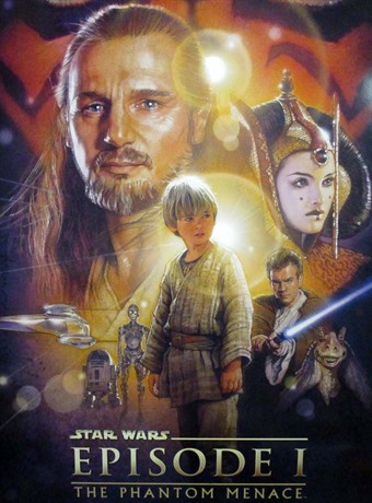 Star Wars Episode I Poster, US 1-Sheet, 1999, Struzan Drew