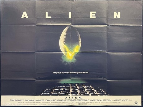Alien Poster, UK Quad, 1979, Frankfurt Stephen