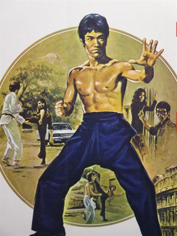 Way Of The Dragon Poster, UK Quad, 1972